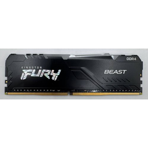 Озп Kingston DDR4 32GB 3600Mhz FURY Beast RGB Black (KF436C18BBA/32) (Відновлено продавцем, 890668) купити в Україні: Київ, Львів, Хмельницький, Тернопіль, Івано-Франківськ | Перевірка сумісності, низька ціна, відгуки, характеристики від TELEMART фото