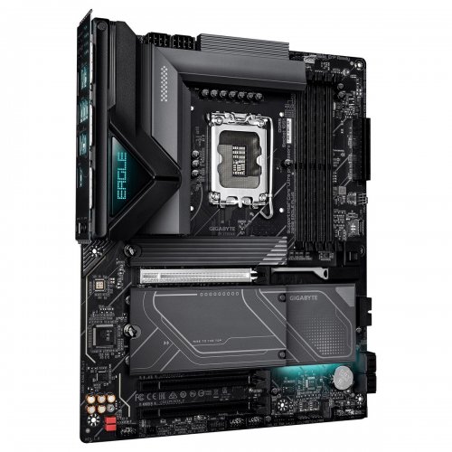 Материнська плата Gigabyte Z890 EAGLE PLUS (s1851, Intel Z890) купити в Україні: Київ, Львів, Хмельницький, Тернопіль, Івано-Франківськ | Перевірка сумісності, низька ціна, відгуки, характеристики від TELEMART фото