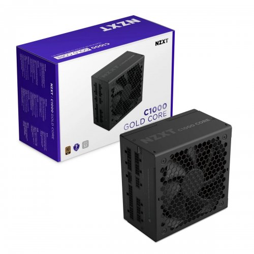 Блок живлення NZXT C1000W ATX 3.1 (PA-0G3BB-EU) Black купити в Україні: Київ, Львів, Хмельницький, Тернопіль, Івано-Франківськ | Перевірка сумісності, низька ціна, відгуки, характеристики від TELEMART фото