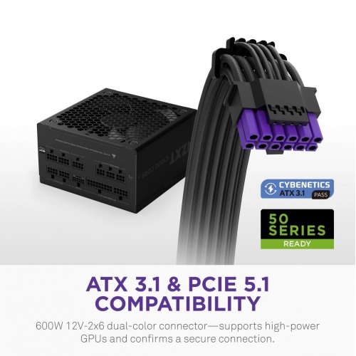 Блок живлення NZXT C1000W ATX 3.1 (PA-0G3BB-EU) Black купити в Україні: Київ, Львів, Хмельницький, Тернопіль, Івано-Франківськ | Перевірка сумісності, низька ціна, відгуки, характеристики від TELEMART фото