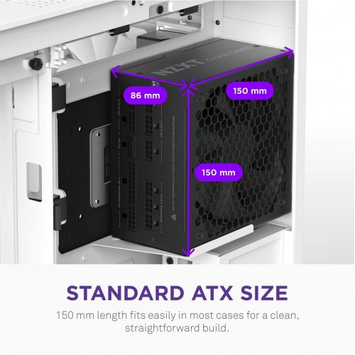 Блок живлення NZXT C1000W ATX 3.1 (PA-0G3BB-EU) Black купити в Україні: Київ, Львів, Хмельницький, Тернопіль, Івано-Франківськ | Перевірка сумісності, низька ціна, відгуки, характеристики від TELEMART фото