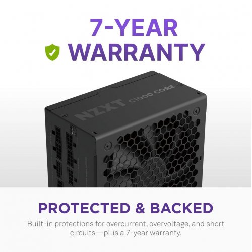Блок живлення NZXT C1000W ATX 3.1 (PA-0G3BB-EU) Black купити в Україні: Київ, Львів, Хмельницький, Тернопіль, Івано-Франківськ | Перевірка сумісності, низька ціна, відгуки, характеристики від TELEMART фото