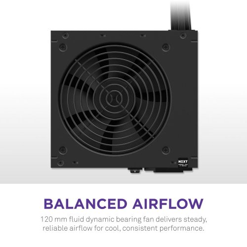 Блок питания NZXT C750W ATX 3.1 (PA-7B3BB-EU) Black купить в Украине: Киев, Днепр, Харьков, Одесса  | Проверка совместимости, низкая цена, отзывы, характеристики от TELEMART фото