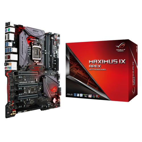 Материнська плата Asus ROG MAXIMUS IX APEX (s1151, Intel Z270) (Відновлено продавцем, 890707) купити в Україні: Київ, Львів, Хмельницький, Тернопіль, Івано-Франківськ | Перевірка сумісності, низька ціна, відгуки, характеристики від TELEMART фото