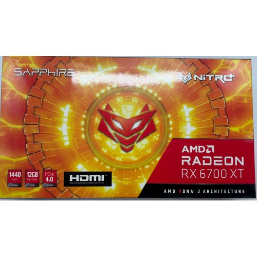 Видеокарта Sapphire Radeon RX 6700 XT Nitro+ 12288MB (11306-08-20G) (Восстановлено продавцом, 890709) купить в Украине: Киев, Днепр, Харьков, Одесса  | Проверка совместимости, низкая цена, отзывы, характеристики от TELEMART фото