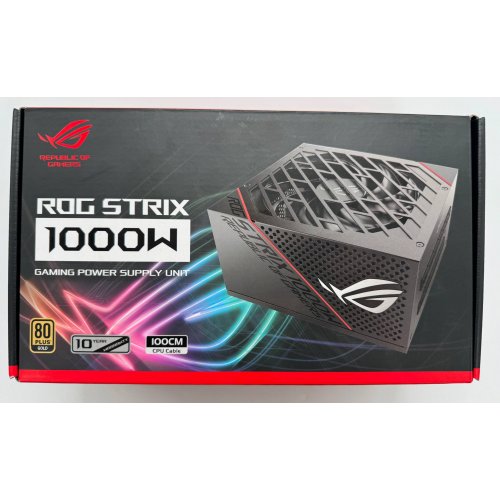 Блок живлення Asus ROG Strix 1000W (ROG-STRIX-1000G) (Відновлено продавцем, 890714) купити в Україні: Київ, Львів, Хмельницький, Тернопіль, Івано-Франківськ | Перевірка сумісності, низька ціна, відгуки, характеристики від TELEMART фото