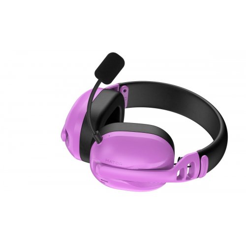 Уценка наушники HATOR Hyperpunk 3 Wireless (ESH19) Cyber Violet (Вскрытая упаковка, 890715) купить в Украине: Киев, Днепр, Харьков, Одесса  | Низкая цена, отзывы, характеристики от TELEMART фото