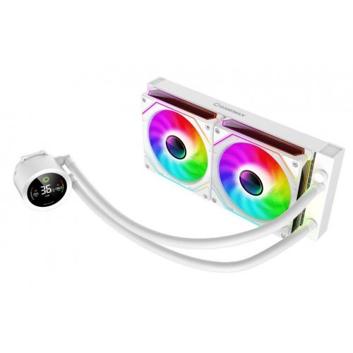 Готова сво GAMEMAX IceBurg 240 Digital White (Відновлено продавцем, 890730) купити в Україні: Київ, Львів, Хмельницький, Тернопіль, Івано-Франківськ | Перевірка сумісності, низька ціна, відгуки, характеристики від TELEMART фото