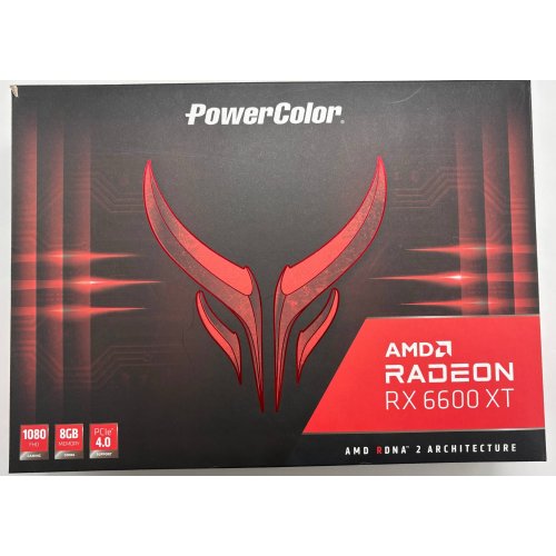 Відеокарта PowerColor Radeon RX 6600 XT Red Devil 8192MB (AXRX 6600XT 8GBD6-3DHE/OC) (Відновлено продавцем, 890745) купити в Україні: Київ, Львів, Хмельницький, Тернопіль, Івано-Франківськ | Перевірка сумісності, низька ціна, відгуки, характеристики від TELEMART фото