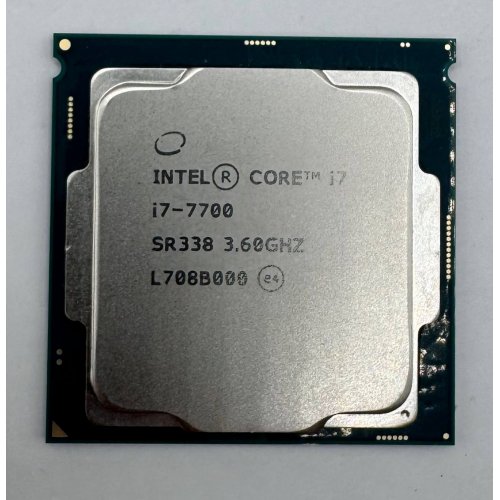 Процессор Intel Core i7-7700 3.6(4.2)GHz 8MB s1151 Tray (CM8067702868314) (Восстановлено продавцом, 890767) купить в Украине: Киев, Днепр, Харьков, Одесса  | Проверка совместимости, низкая цена, отзывы, характеристики от TELEMART фото