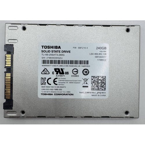 Ssd-диск OCZ TL100 240GB 2.5" (TL100-25SAT3-240G) (Відновлено продавцем, 890780) купити в Україні: Київ, Львів, Хмельницький, Тернопіль, Івано-Франківськ | Перевірка сумісності, низька ціна, відгуки, характеристики від TELEMART фото