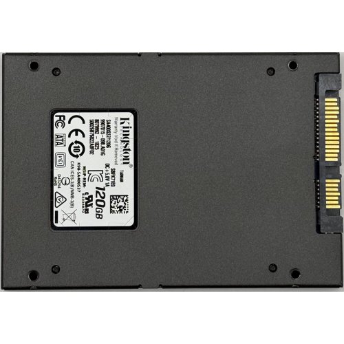 Ssd-диск Kingston SSDNow A400 TLC 120GB 2.5'' (SA400S37/120G) (Восстановлено продавцом, 890794) купить в Украине: Киев, Днепр, Харьков, Одесса  | Проверка совместимости, низкая цена, отзывы, характеристики от TELEMART фото