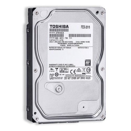 Жорсткий диск Toshiba 1TB 32MB 7200RPM 3.5" (DT01ACA100) (Відновлено продавцем, 890798) купити в Україні: Київ, Львів, Хмельницький, Тернопіль, Івано-Франківськ | Перевірка сумісності, низька ціна, відгуки, характеристики від TELEMART фото