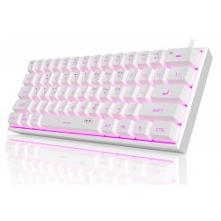 Клавіатура MageGee TS91 RGB (6971969720374-UA) White
