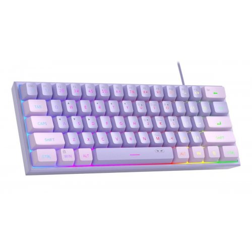 Клавіатура MageGee TS91 RGB (6971969727564-UA) Violet купити в Україні: Київ, Львів, Хмельницький, Тернопіль, Івано-Франківськ | Низька ціна, відгуки, характеристики від TELEMART фото
