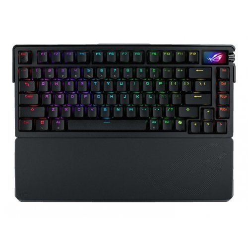 Уцінка клавіатура Asus ROG Azoth Extreme NX Snow Switch (90MP03MA-BKUA01) Black (Розкрита упаковка, 890813) купити в Україні: Київ, Львів, Хмельницький, Тернопіль, Івано-Франківськ | Низька ціна, відгуки, характеристики від TELEMART фото