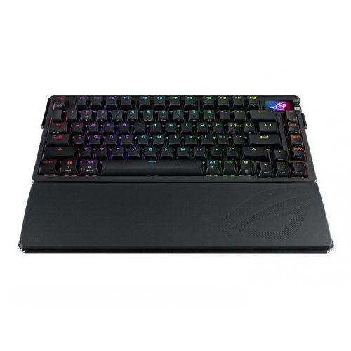 Уцінка клавіатура Asus ROG Azoth Extreme NX Snow Switch (90MP03MA-BKUA01) Black (Розкрита упаковка, 890813) купити в Україні: Київ, Львів, Хмельницький, Тернопіль, Івано-Франківськ | Низька ціна, відгуки, характеристики від TELEMART фото
