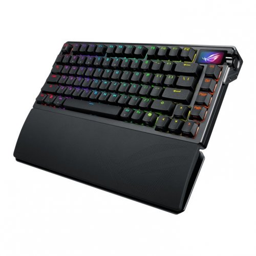Уцінка клавіатура Asus ROG Azoth Extreme NX Snow Switch (90MP03MA-BKUA01) Black (Розкрита упаковка, 890813) купити в Україні: Київ, Львів, Хмельницький, Тернопіль, Івано-Франківськ | Низька ціна, відгуки, характеристики від TELEMART фото