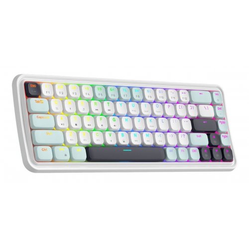 Клавіатура MageGee Moon 68 RGB Red Switch Wireless (6971969728776-UA) Azure купити в Україні: Київ, Львів, Хмельницький, Тернопіль, Івано-Франківськ | Низька ціна, відгуки, характеристики від TELEMART фото