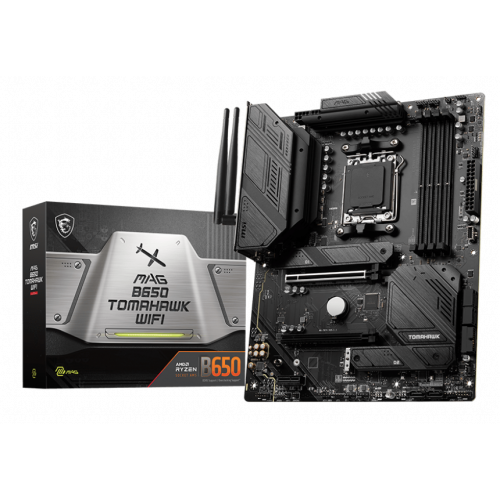 Материнська плата MSI MAG B650 TOMAHAWK WIFI (sAM5, AMD B650) (Відновлено продавцем, 890823) купити в Україні: Київ, Львів, Хмельницький, Тернопіль, Івано-Франківськ | Перевірка сумісності, низька ціна, відгуки, характеристики від TELEMART фото