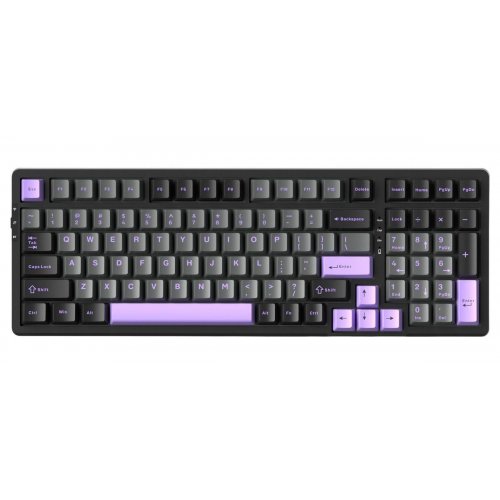 Клавиатура MageGee Light 100 RGB Blue Whale Switch Wireless (6971969728714-UA) Dark/Purple купить в Украине: Киев, Днепр, Харьков, Одесса  | Низкая цена, отзывы, характеристики от TELEMART фото
