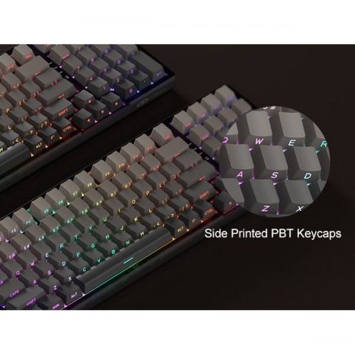 Клавиатура MageGee Light 100 RGB Blue Whale Switch Wireless (6971969728448) Star/Grey купить в Украине: Киев, Днепр, Харьков, Одесса  | Низкая цена, отзывы, характеристики от TELEMART фото