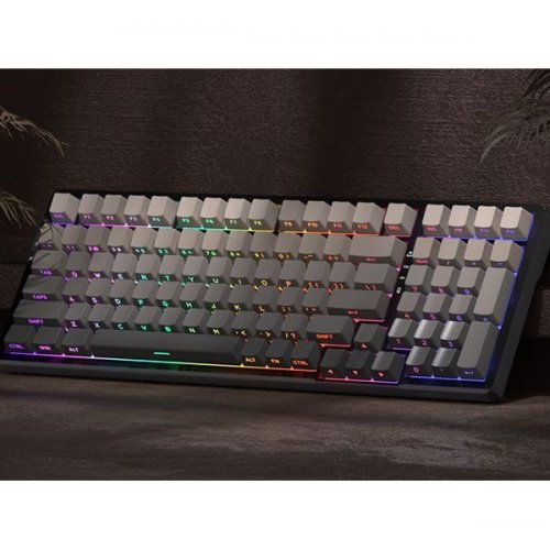 Клавиатура MageGee Light 100 RGB Blue Whale Switch Wireless (6971969728448) Star/Grey купить в Украине: Киев, Днепр, Харьков, Одесса  | Низкая цена, отзывы, характеристики от TELEMART фото
