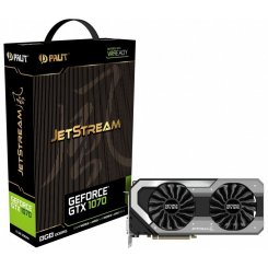 Відеокарта Palit GeForce GTX 1070 JetStream 8192MB (NE51070015P2-1041J) (Відновлено продавцем, 890831)