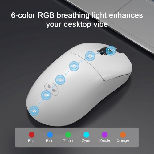 Мышка MageGee Scout Wireless (6971969722583) White купить в Украине: Киев, Днепр, Харьков, Одесса  | Низкая цена, отзывы, характеристики от TELEMART фото