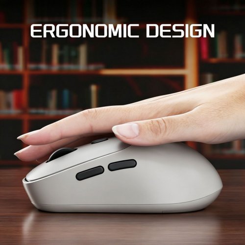 Миша MageGee V100 Wireless (6971969722613) Black/Grey купити в Україні: Київ, Львів, Хмельницький, Тернопіль, Івано-Франківськ | Низька ціна, відгуки, характеристики від TELEMART фото