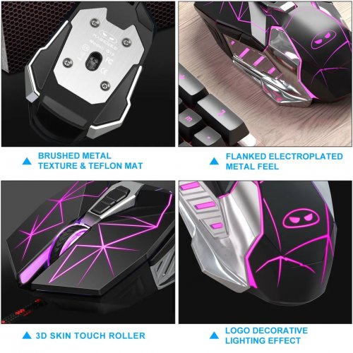 Мышка MageGee G10 (6971969722064) Black купить в Украине: Киев, Днепр, Харьков, Одесса  | Низкая цена, отзывы, характеристики от TELEMART фото