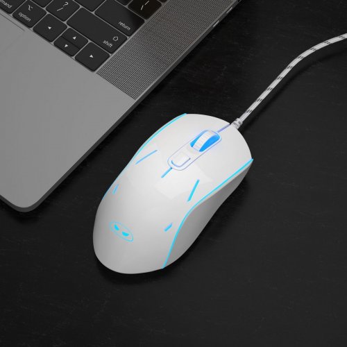 Мышка MageGee G12 (6971969722309) White купить в Украине: Киев, Днепр, Харьков, Одесса  | Низкая цена, отзывы, характеристики от TELEMART фото