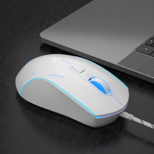 Мышка MageGee G12 (6971969722309) White купить в Украине: Киев, Днепр, Харьков, Одесса  | Низкая цена, отзывы, характеристики от TELEMART фото