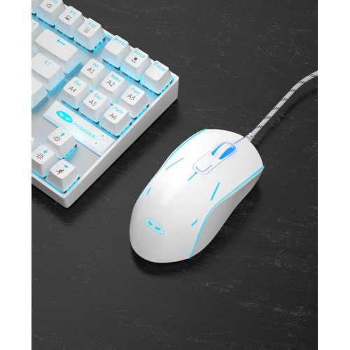 Мышка MageGee G12 (6971969722309) White купить в Украине: Киев, Днепр, Харьков, Одесса  | Низкая цена, отзывы, характеристики от TELEMART фото