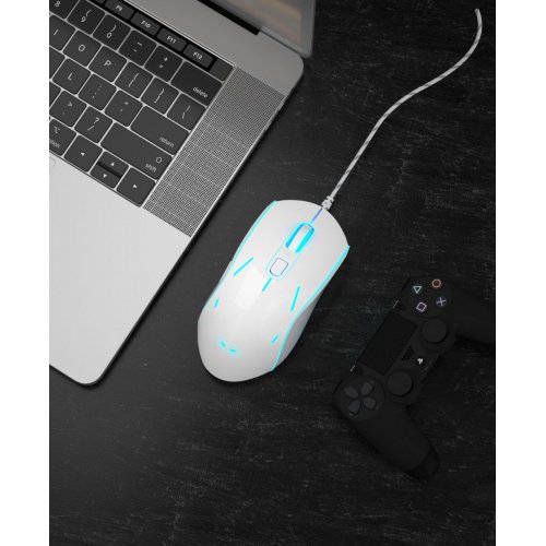 Мышка MageGee G12 (6971969722309) White купить в Украине: Киев, Днепр, Харьков, Одесса  | Низкая цена, отзывы, характеристики от TELEMART фото