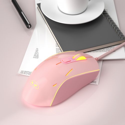 Мышка MageGee G12 (6971969722293) Pink купить в Украине: Киев, Днепр, Харьков, Одесса  | Низкая цена, отзывы, характеристики от TELEMART фото