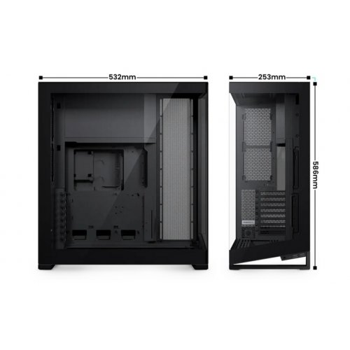 Корпус Phanteks NV7 Tempered Glass без БП (0886523302780) Satin Black купить в Украине: Киев, Днепр, Харьков, Одесса  | Проверка совместимости, низкая цена, отзывы, характеристики от TELEMART фото