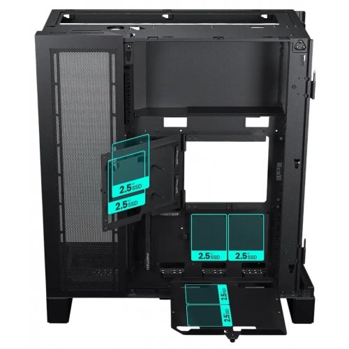 Корпус Phanteks NV7 Tempered Glass без БП (0886523302780) Satin Black купить в Украине: Киев, Днепр, Харьков, Одесса  | Проверка совместимости, низкая цена, отзывы, характеристики от TELEMART фото