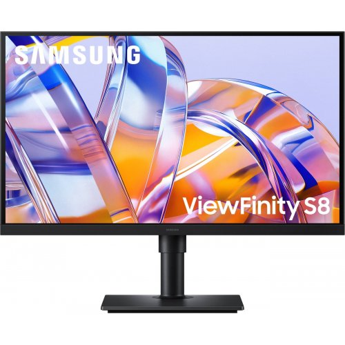 Монітор Samsung 27" ViewFinity S8 (LS27H804UAIXUA) Black купити в Україні: Київ, Львів, Хмельницький, Тернопіль, Івано-Франківськ | Низька ціна, відгуки, характеристики від TELEMART фото