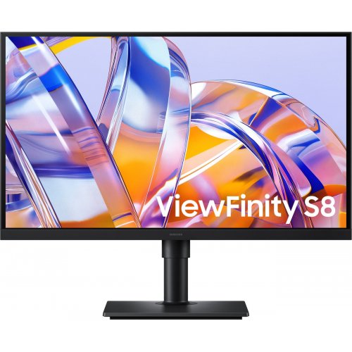 Монітор Samsung 27" ViewFinity S8 (LS27H804UAIXUA) Black купити в Україні: Київ, Львів, Хмельницький, Тернопіль, Івано-Франківськ | Низька ціна, відгуки, характеристики від TELEMART фото