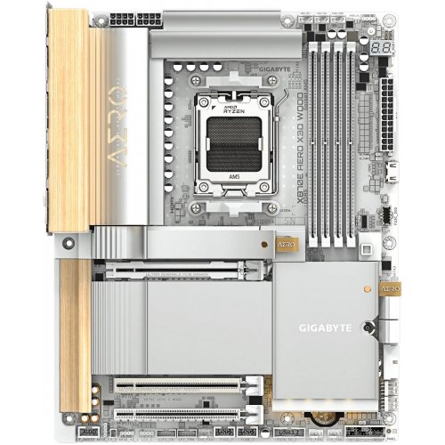 Уцінка материнська плата Gigabyte X870E AERO X3D WOOD (sAM5, AMD X870E) (Розкрита упаковка, 890909) купити в Україні: Київ, Львів, Хмельницький, Тернопіль, Івано-Франківськ | Перевірка сумісності, низька ціна, відгуки, характеристики від TELEMART фото