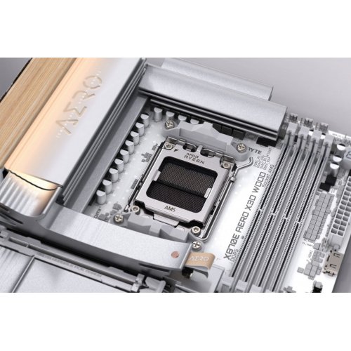 Уцінка материнська плата Gigabyte X870E AERO X3D WOOD (sAM5, AMD X870E) (Розкрита упаковка, 890909) купити в Україні: Київ, Львів, Хмельницький, Тернопіль, Івано-Франківськ | Перевірка сумісності, низька ціна, відгуки, характеристики від TELEMART фото