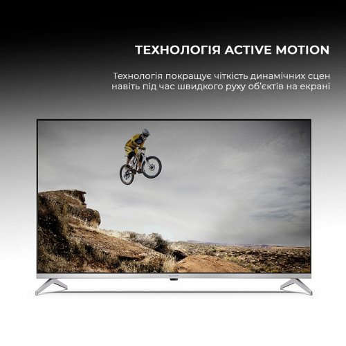 Телевизор Sharp 43" 4T-C43GP6265ES Silver купить в Украине: Киев, Днепр, Харьков, Одесса  | Низкая цена, отзывы, характеристики от TELEMART фото