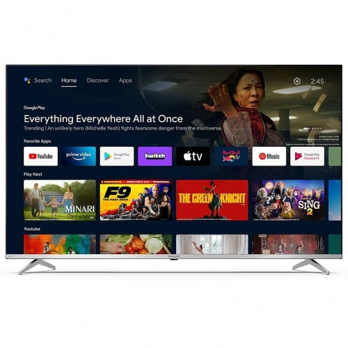 Телевизор Sharp 50" 4T-C50FP1EL2AB Silver купить в Украине: Киев, Днепр, Харьков, Одесса  | Низкая цена, отзывы, характеристики от TELEMART фото