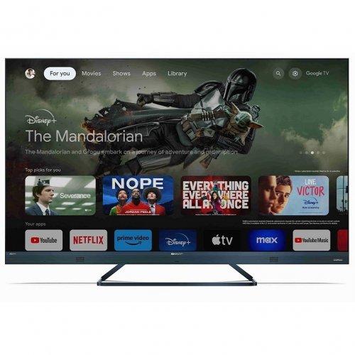Телевизор Sharp 50" 4T-C50FQ5EM2AG Black купить в Украине: Киев, Днепр, Харьков, Одесса  | Низкая цена, отзывы, характеристики от TELEMART фото