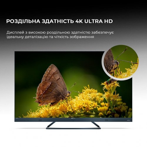 Телевизор Sharp 50" 4T-C50FQ5EM2AG Black купить в Украине: Киев, Днепр, Харьков, Одесса  | Низкая цена, отзывы, характеристики от TELEMART фото