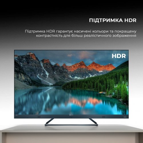 Телевизор Sharp 50" 4T-C50FQ5EM2AG Black купить в Украине: Киев, Днепр, Харьков, Одесса  | Низкая цена, отзывы, характеристики от TELEMART фото
