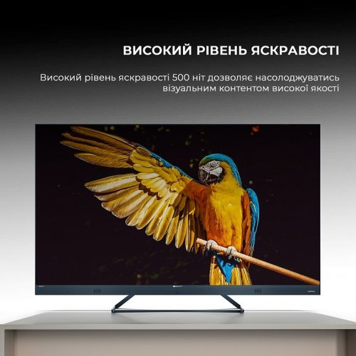 Телевизор Sharp 50" 4T-C50FQ5EM2AG Black купить в Украине: Киев, Днепр, Харьков, Одесса  | Низкая цена, отзывы, характеристики от TELEMART фото