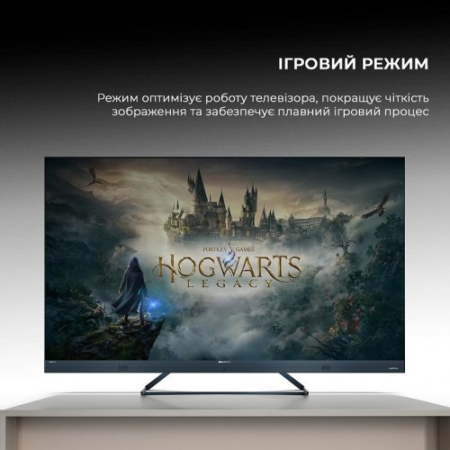 Телевизор Sharp 50" 4T-C50FQ5EM2AG Black купить в Украине: Киев, Днепр, Харьков, Одесса  | Низкая цена, отзывы, характеристики от TELEMART фото
