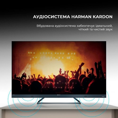 Телевизор Sharp 50" 4T-C50FQ5EM2AG Black купить в Украине: Киев, Днепр, Харьков, Одесса  | Низкая цена, отзывы, характеристики от TELEMART фото